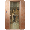 Дверь для сауны DoorWood (Дорвуд) 70x190 Классика Фотопечать A071, правая, коробка хвоя
