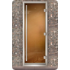 Дверь для турецкой бани Маэстро Woods 90x200 Arabica Prestige Прозрачная, правая