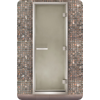Дверь для турецкой бани Маэстро Woods 80x200 Arabica Графит матовый, левая