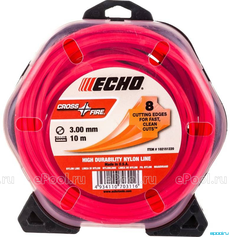 Корд триммерный echo. Леска Echo. Леска Fire. Корд 3,3*36м крест Carbon Stihl. Леска от триммера в 3d принтер.