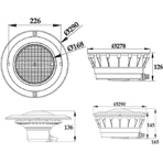       ABS- 25  Pool King N616V, LED, RGB 2 ., 12 AC