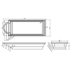  Композитный бассейн Ocean Premium Классик 1038 10x3.8x1.5 м цвет: серебро