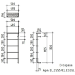      Evo Step Split 5 , AISI 304
