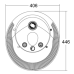     Abletech 40/3 220V Cument Jet LED light white