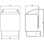    Keya Sauna Amazon AM90MI    9kw .