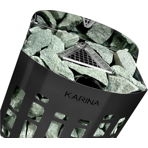  Печь электрическая Karina Nika ТЭН, 6 кВт, пульт управления встроенный, цвет черный