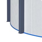  Морозоустойчивый бассейн PoolMagic Sky круглый 4.6x1.3 м с лестницей