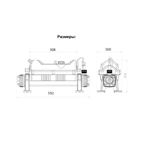  Электронагреватель титановый Elecro Flowline 2 FL2-3-6, 6 кВт, 400В